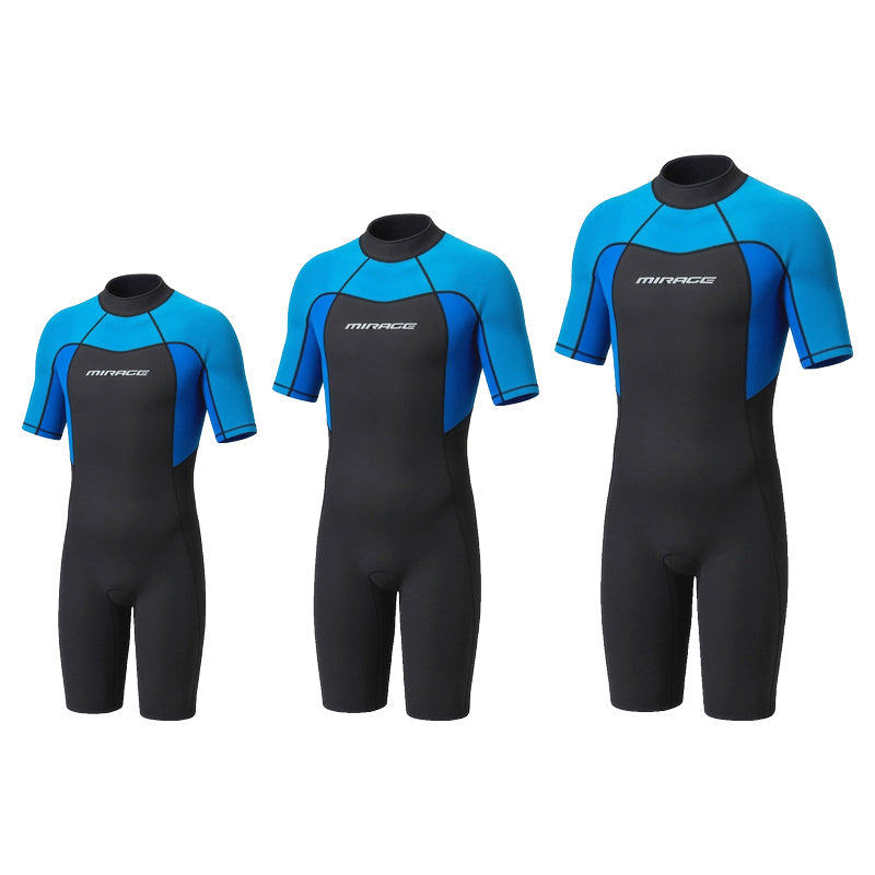 Mirage Boys' 2mm Springsuit (Blue/Navy)