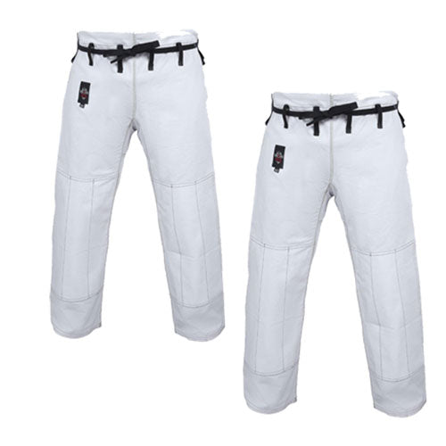 Dragon Fight Wear Competition BJJ Pants (White)