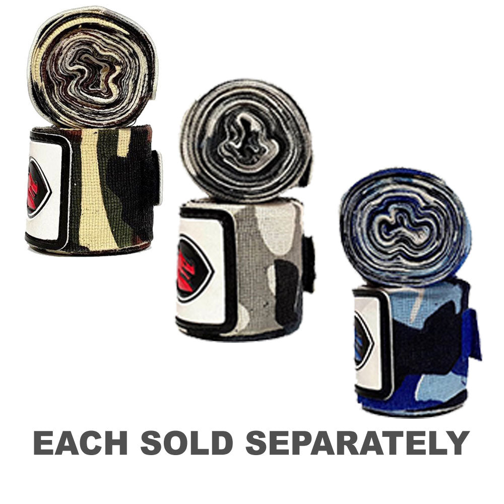Morgan Camo Elastic Boxing Hand Wraps Pair (180"-4m)