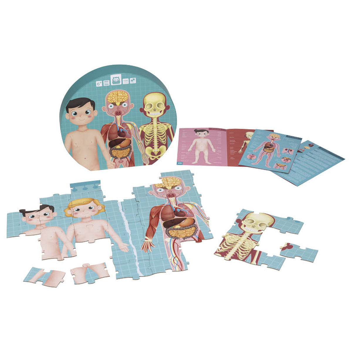Eurekakids Puzzle Human Body 100pcs