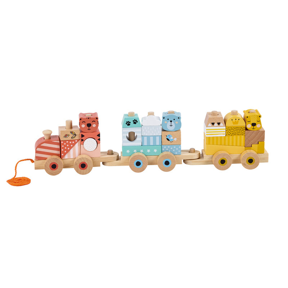 Eurekakids Wooden Train Blocks