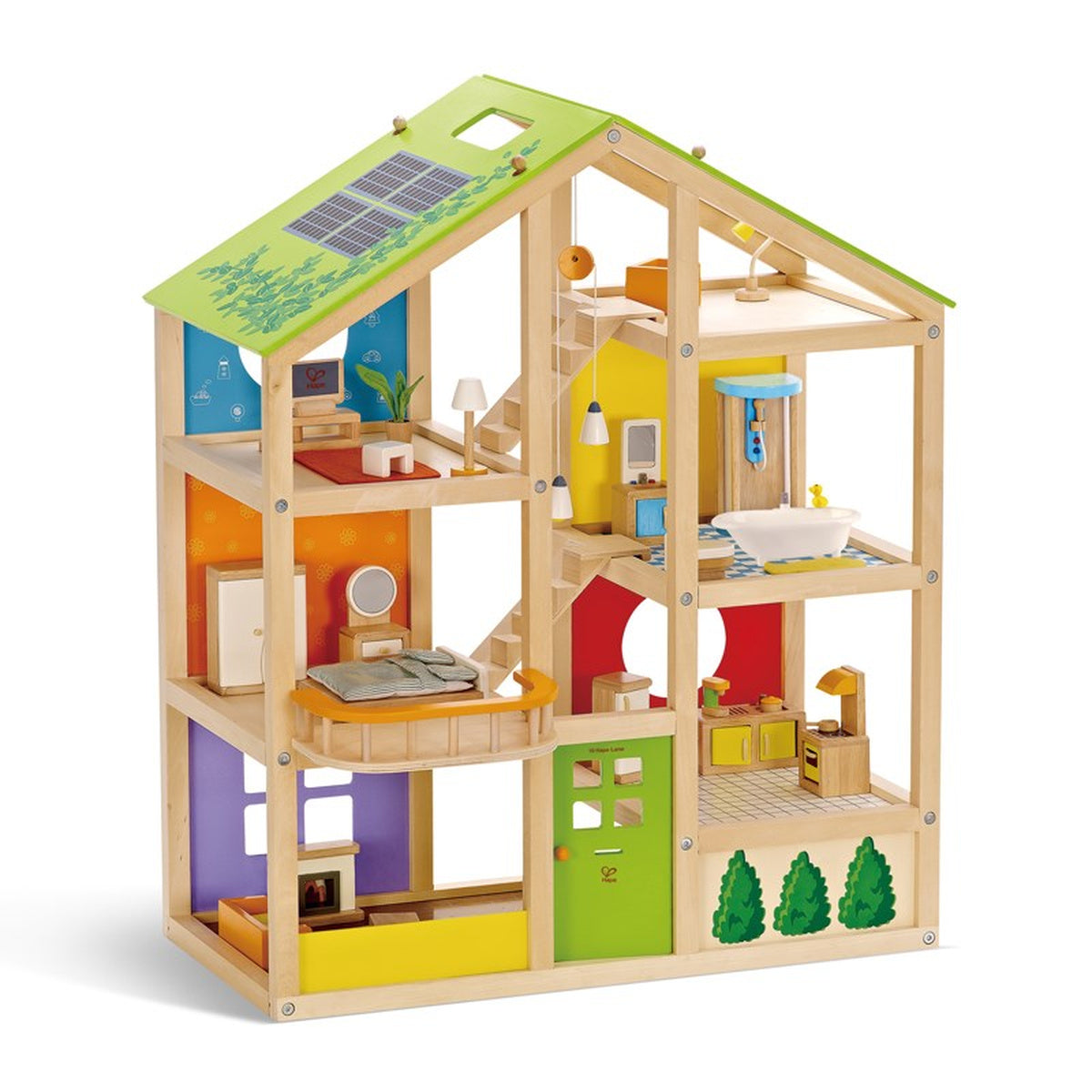 Hape All Season Furnished Dollhouse