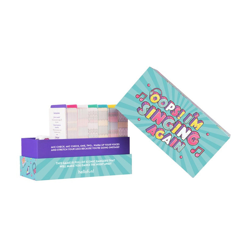 Oops I'm Singing Again Party Card Game