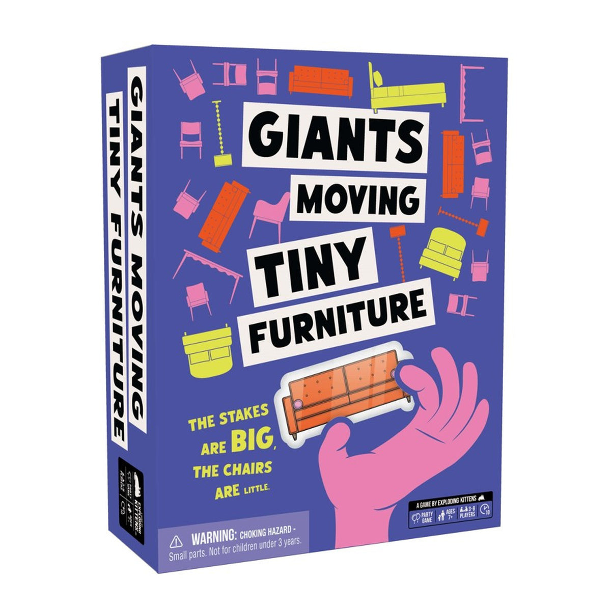 Giants Moving Tiny Furniture Party Game