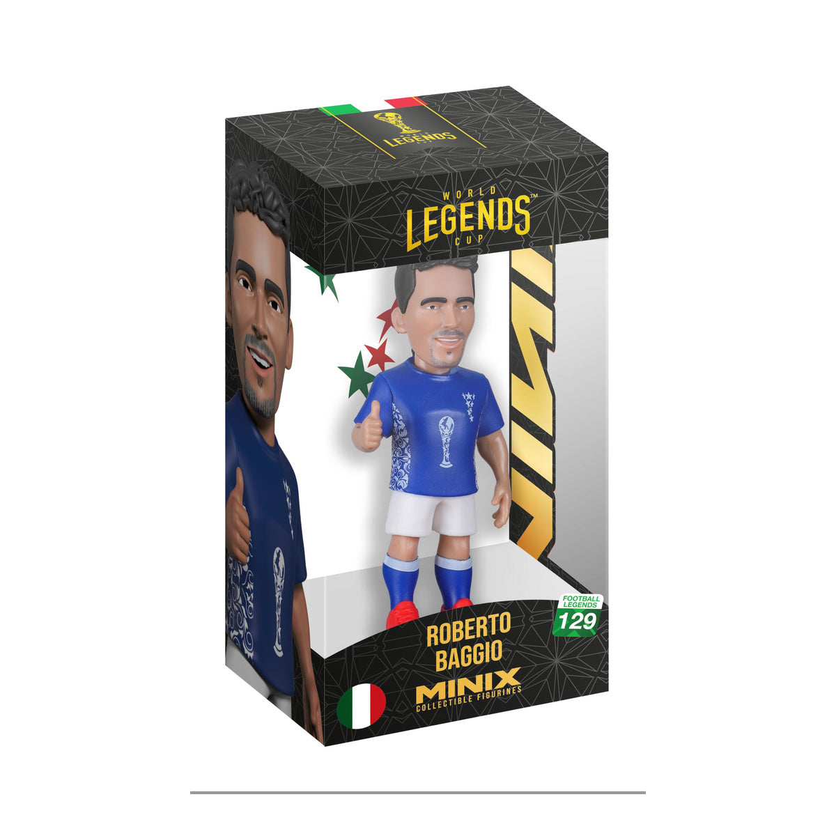 MINIX World Cup Legends Italy Roberto Baggio 129 Figure