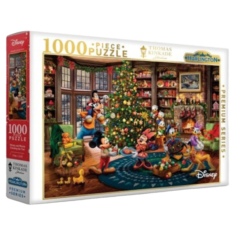 Harlington Thomas Kinkade Mickey & Minnie PQ Puzzle 1000pcs