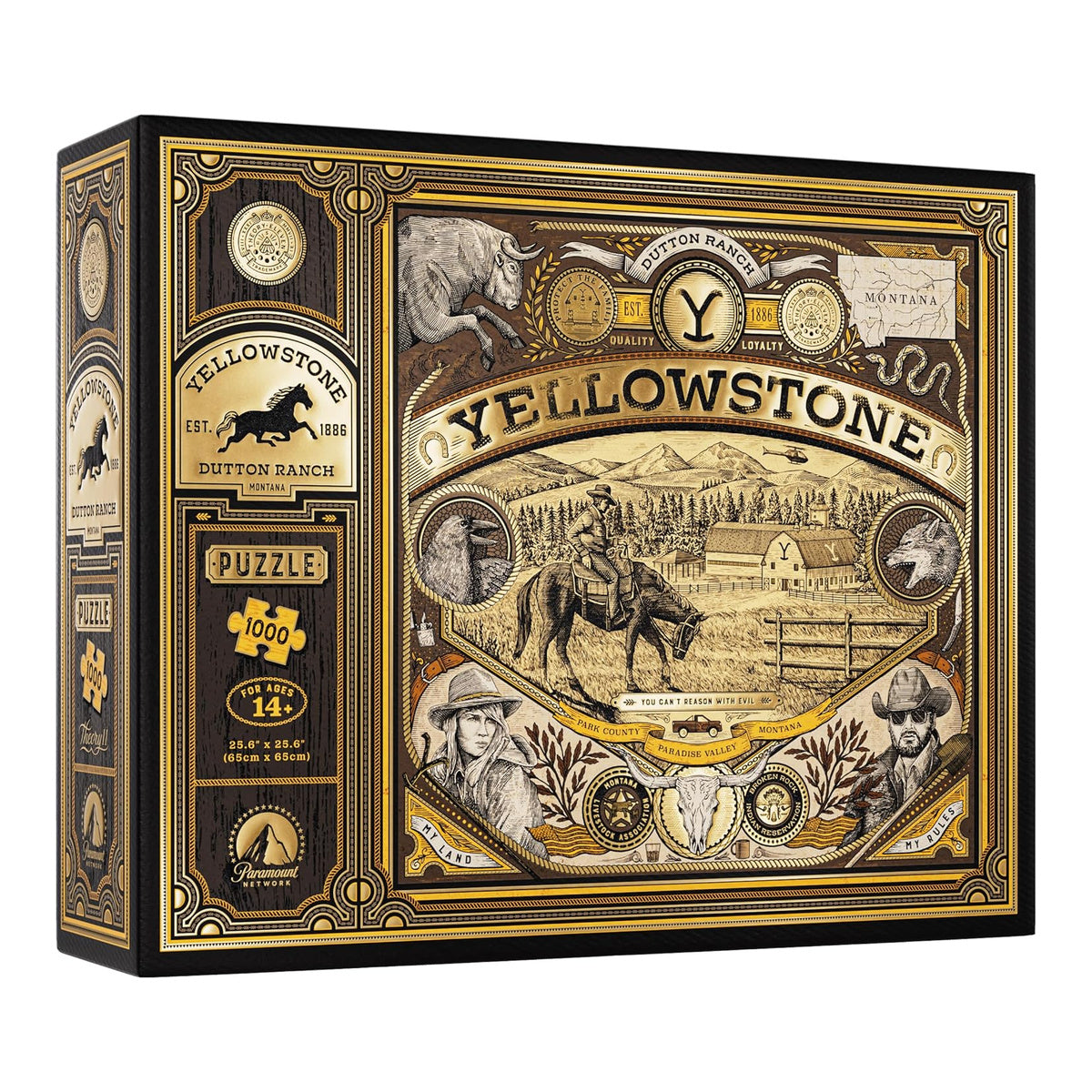 theory11 Yellowstone Puzzle Jigsaw Puzzle 1000pcs