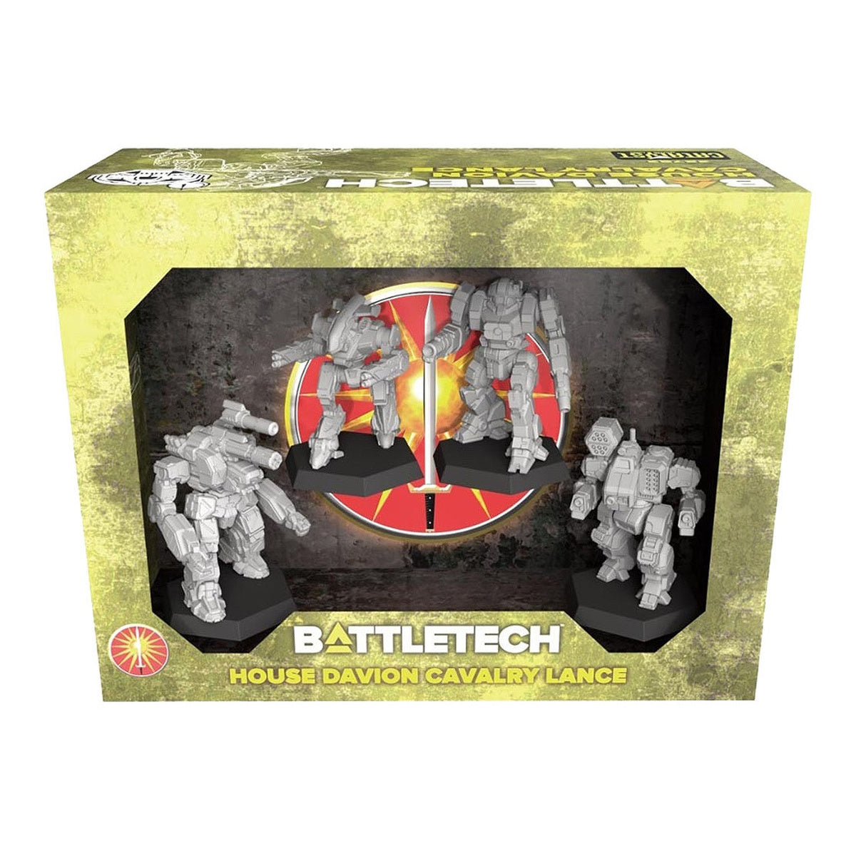 Battletech House Davion Cavalry Lance Miniature