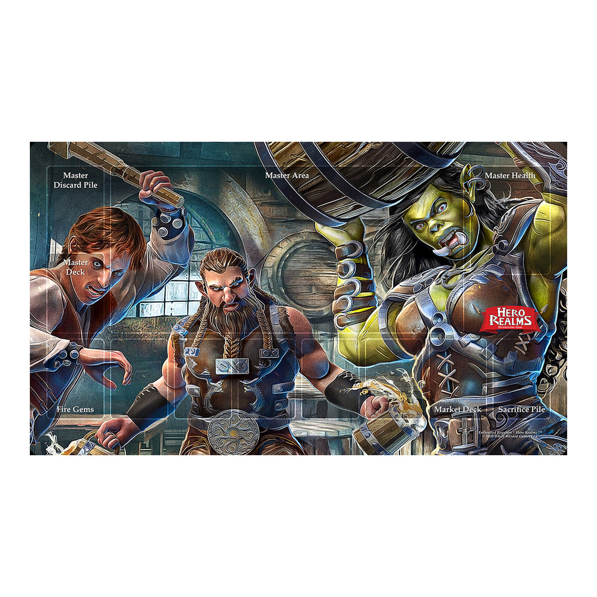 Hero Realms Campaign Playmat Enthralled Regulars