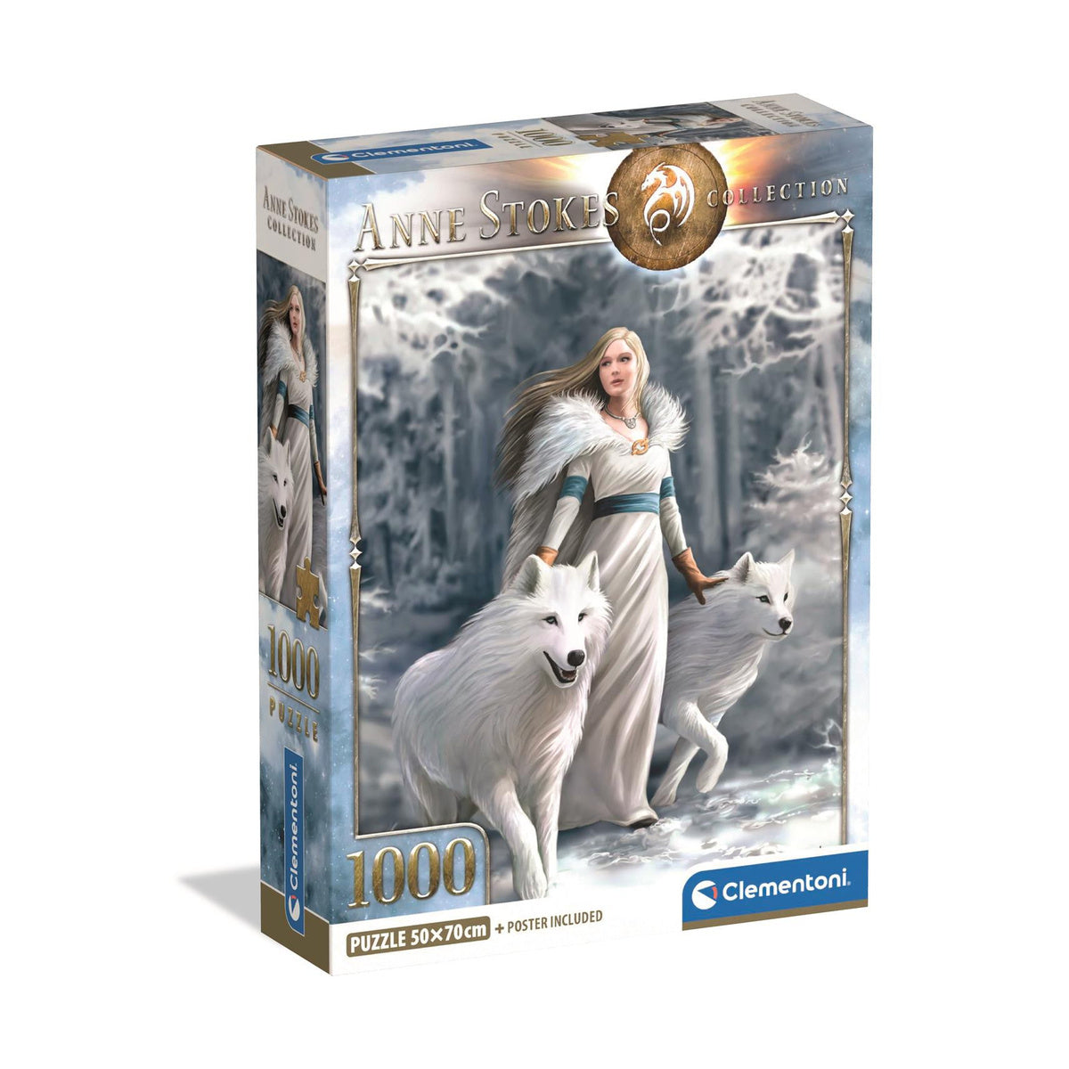 Clementoni Puzzle Anne Stokes Winter Guardians 1000pcs