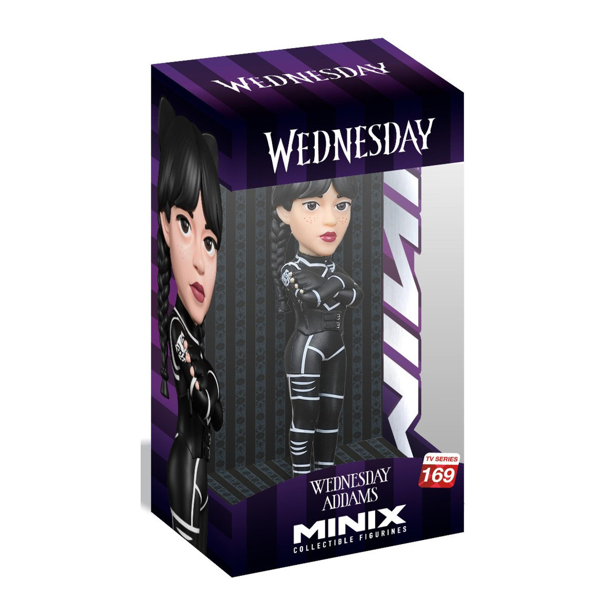 MINIX Wednesday Wednesday Addams Cat Suit Version Figure