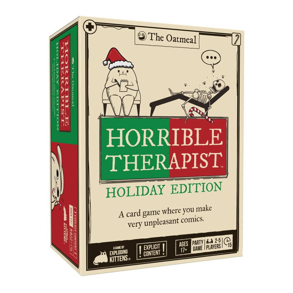Horrible Therapist Holiday Edition Party Card Game