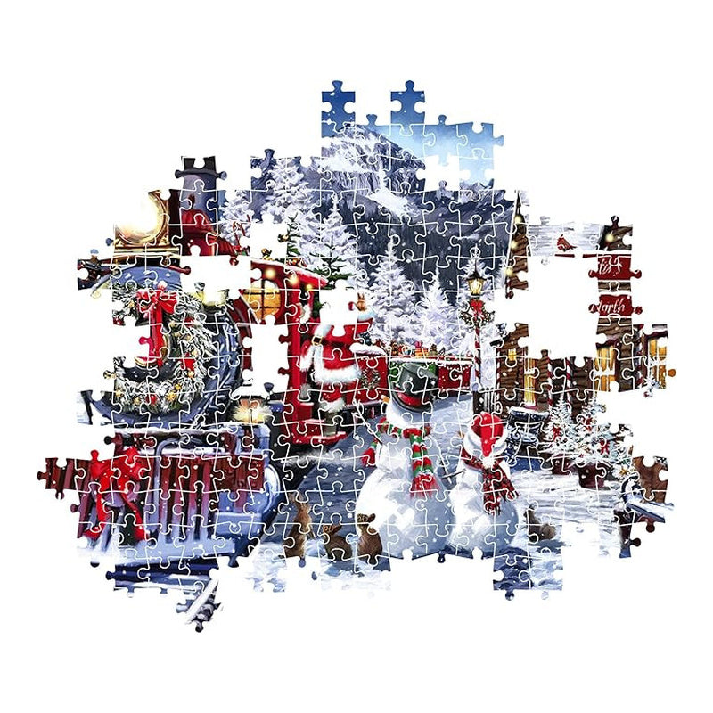 Clementoni Impossible Puzzle Train Station with Santa 500pcs