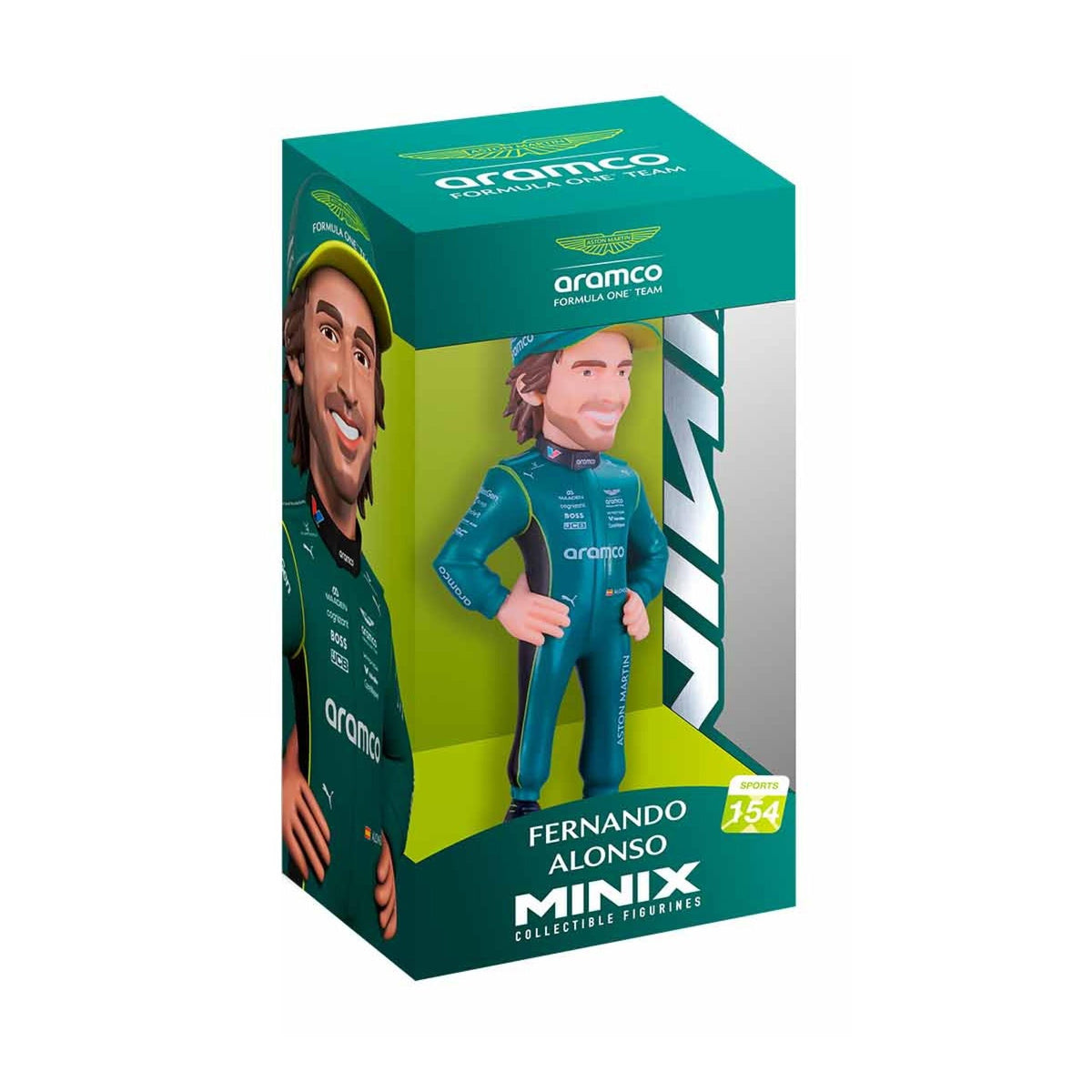 MINIX F1 Aston Martin Fernando Alonso 154 Figure