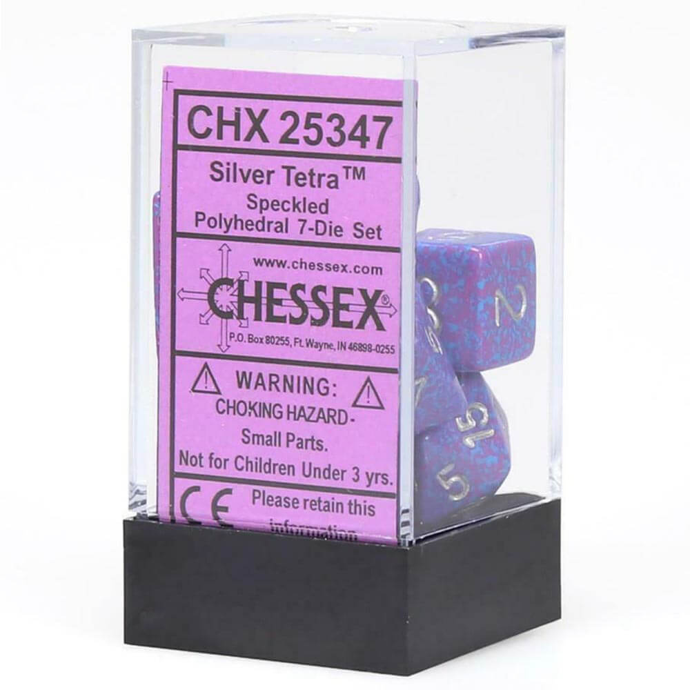 D7 Die Set Dice Speckled Poly (7 Dice)