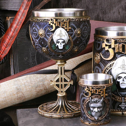 Ghost Papa Emeritus III Gold Goblet Chalice