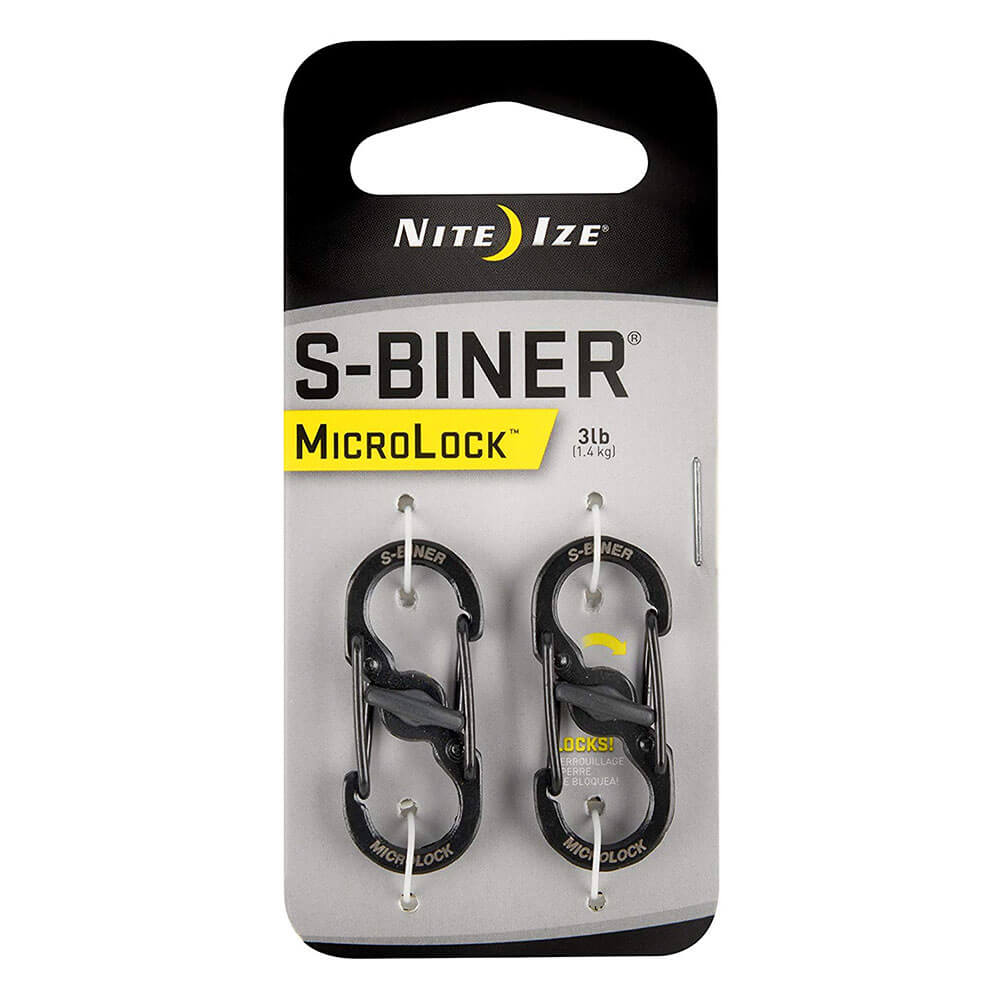 S-Biner MicroLock Stainless Steel (2 Pack)