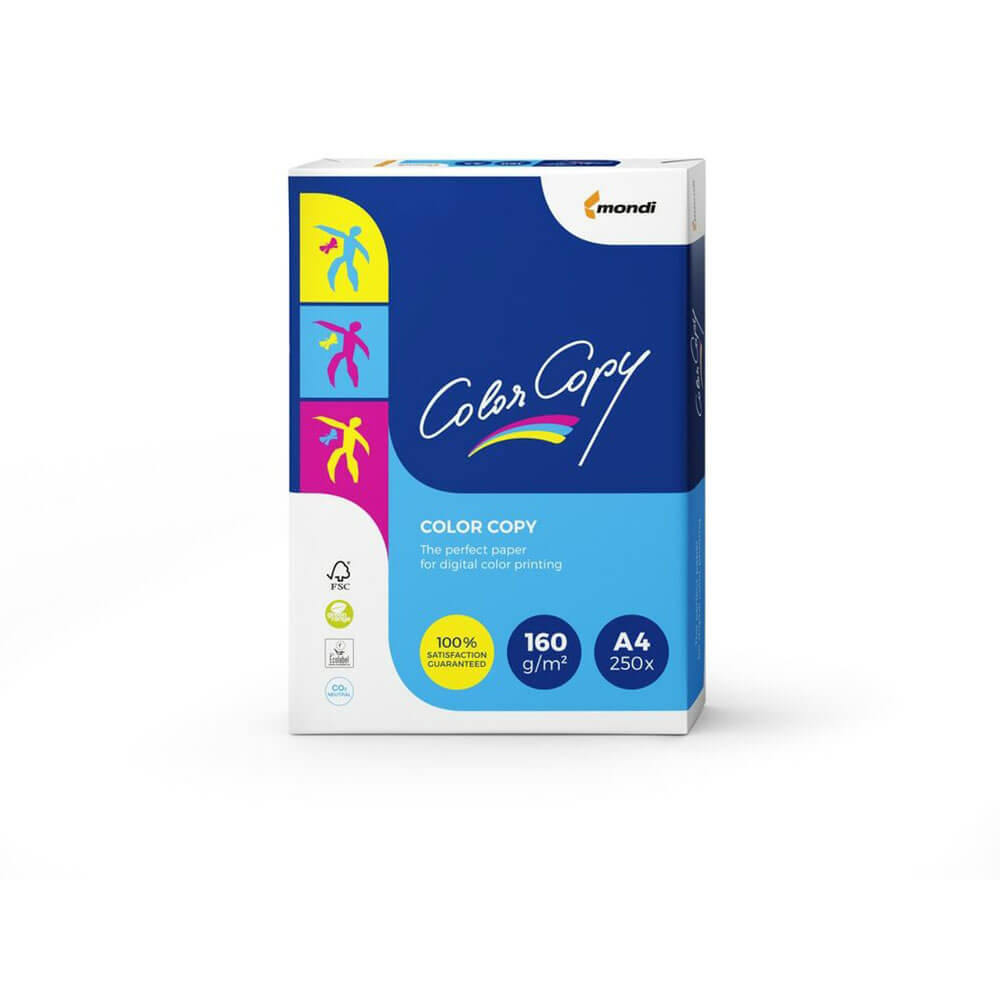 Color Copy Paper White 250pk A4