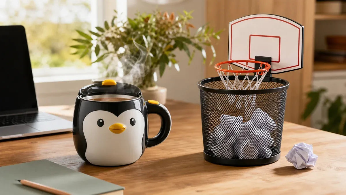 Novelty Gifts That Are Actually Useful - Open the article by showing the core decision promise at a glance. Scene-axis requirement: communicate the article promi