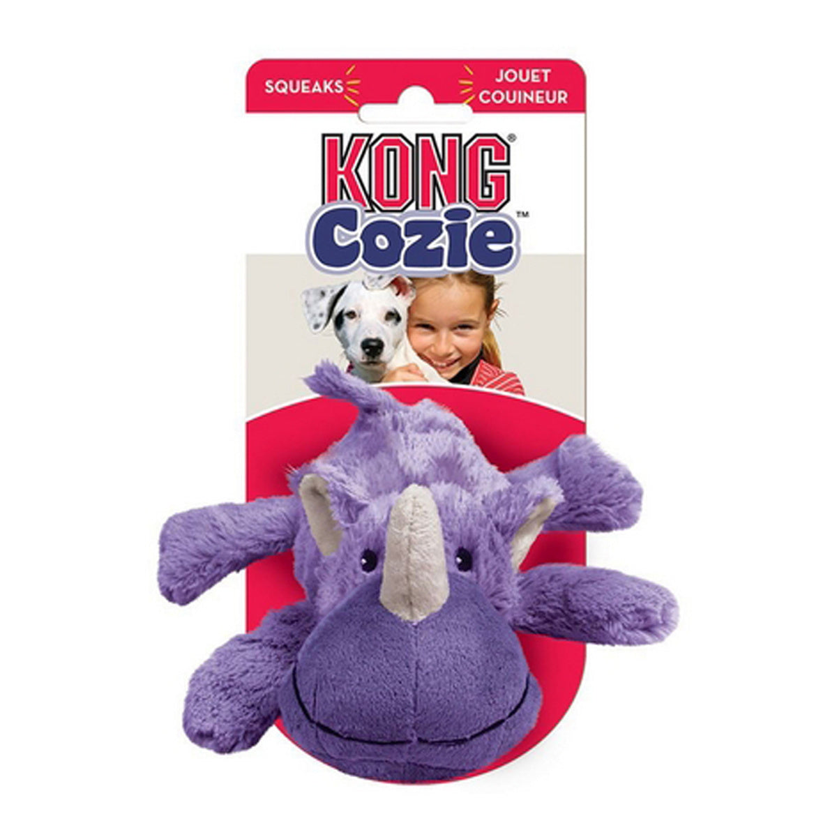 Kong Cozie Rosie Rhino Plush Toy