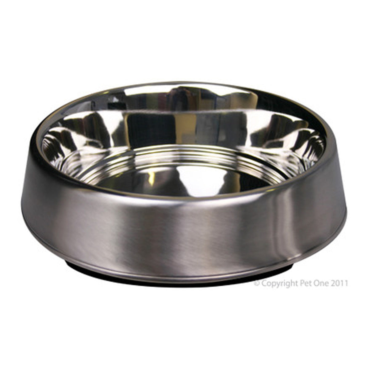 Pet One Anti Skid Anti Tip Stainless Steel Bowl