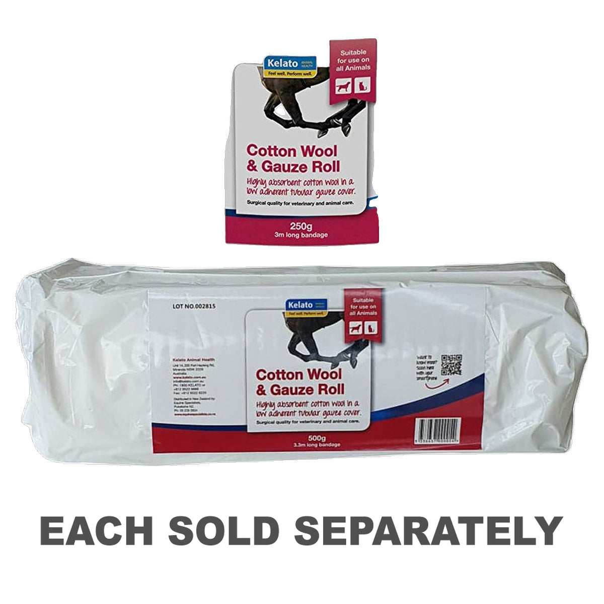 Kelato Cotton Wool & Gauze Roll