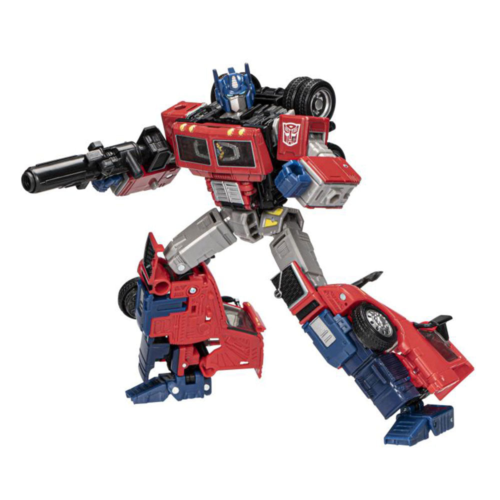 Transformers Leader Class Volvo VNR 300 Optimus Prime Figure