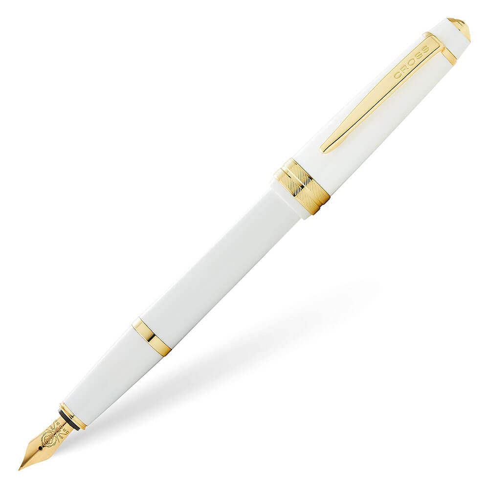 Cross Bailey Light Gloss Fountain Pen (White/Gold)