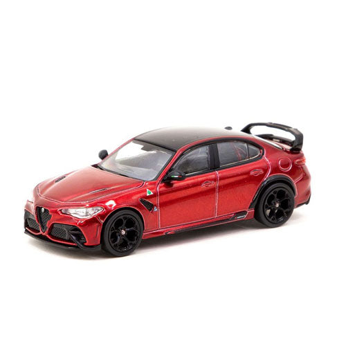 Alfa Romeo Giulia 1/64 Scale Model (Metallic Red)