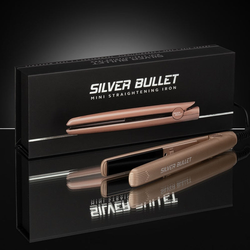 Silver Bullet Mini Hair Straightener (Gold)