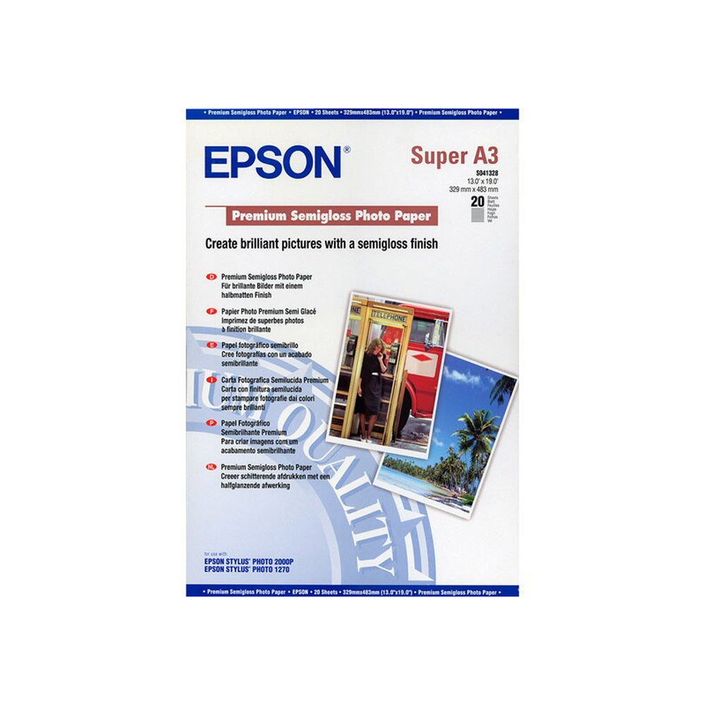 Epson Semi-Gloss Photo Paper 20pc