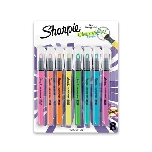 Sharpie Clear View Highlighter Stick (Box of 6)