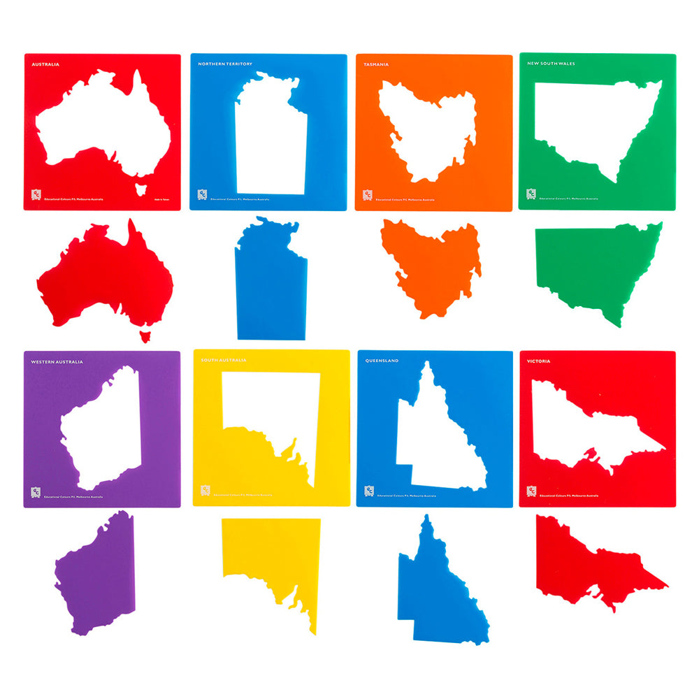 First Creations Australia Stencils Set 8pcs