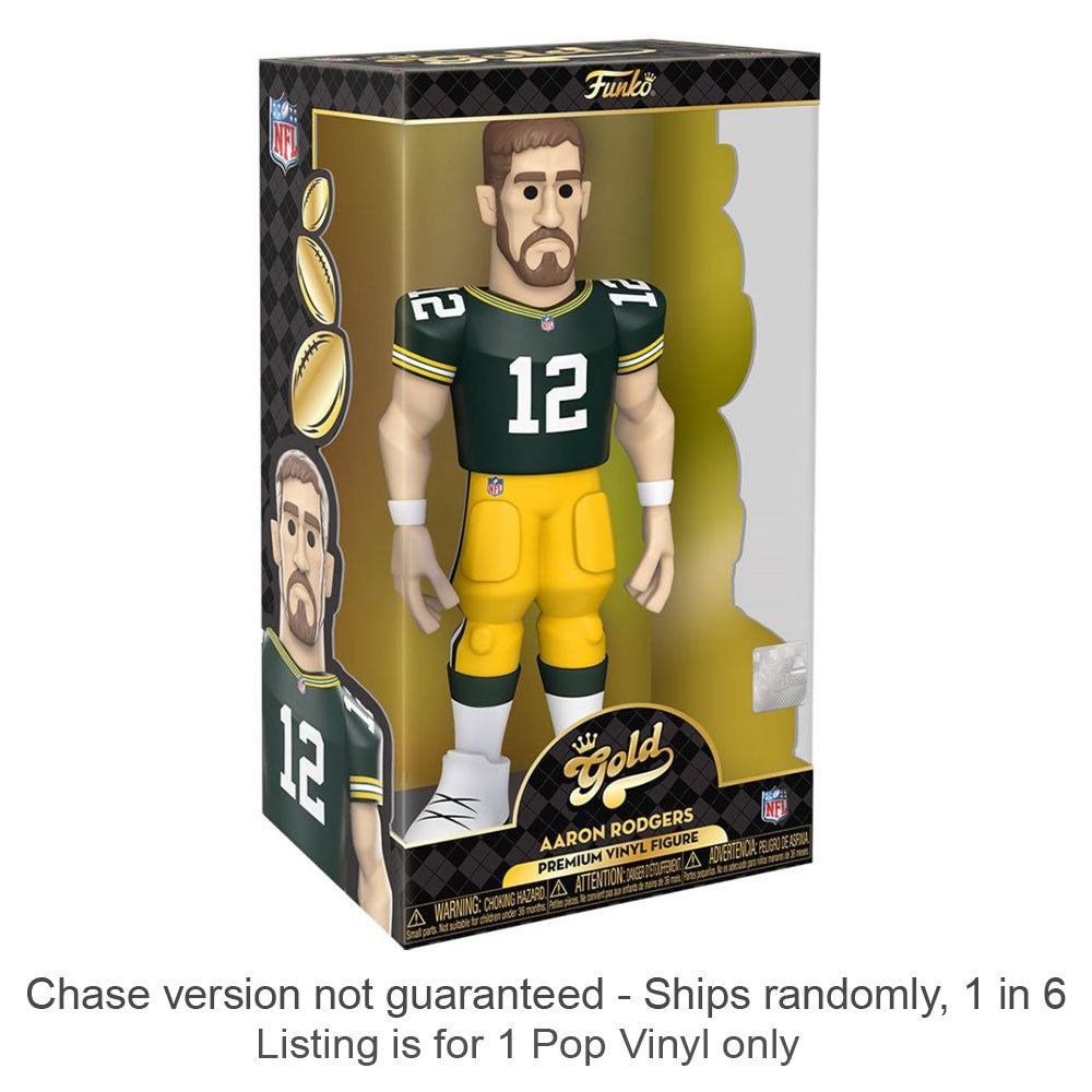 NFL: Packers Aaron Rodgers 12" Vinyl Gold Chase Ships 1 in 6