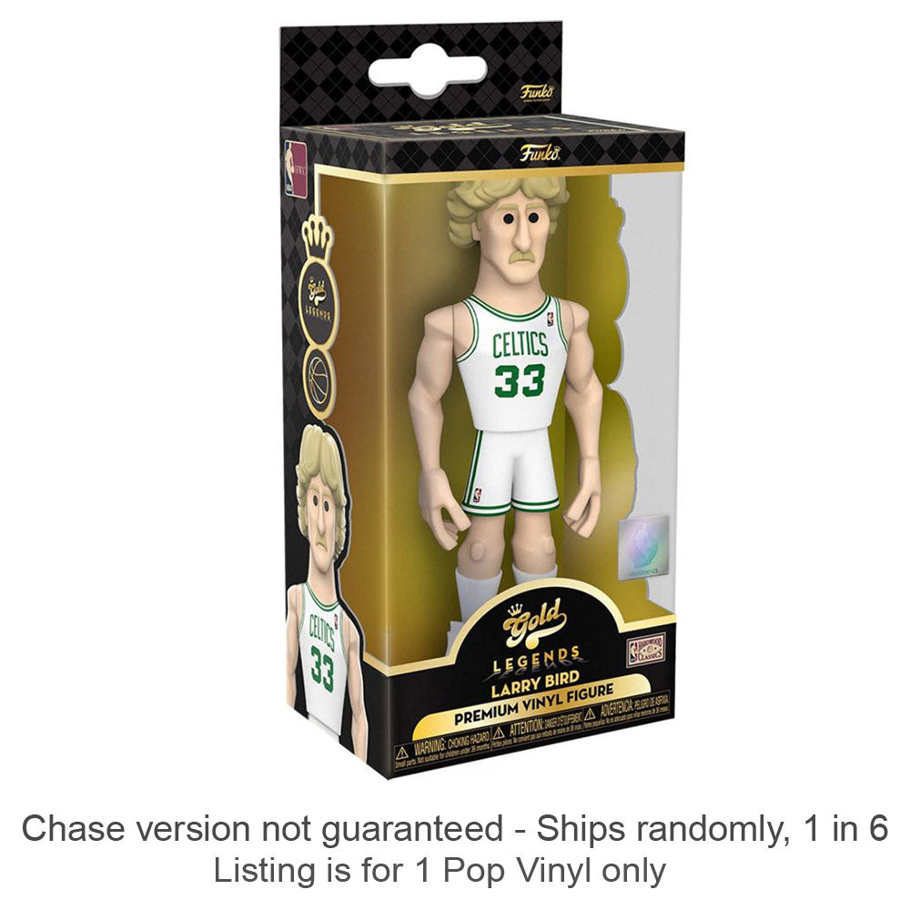 NBA Legends: Larry Bird 5" Vinyl Gold Chase Ships 1 in 6