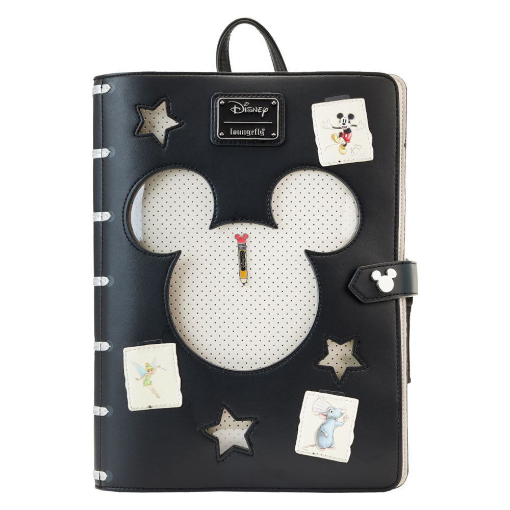 Disney 100th Anniversary Sketch Book Pin Trader Backpack