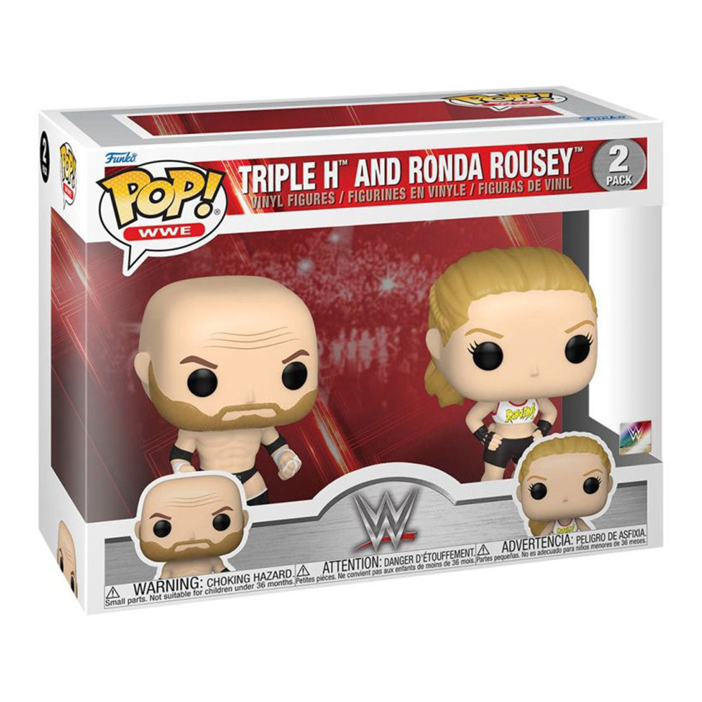 WWE Rhonda Rousey & Triple H Pop! 2-Pack