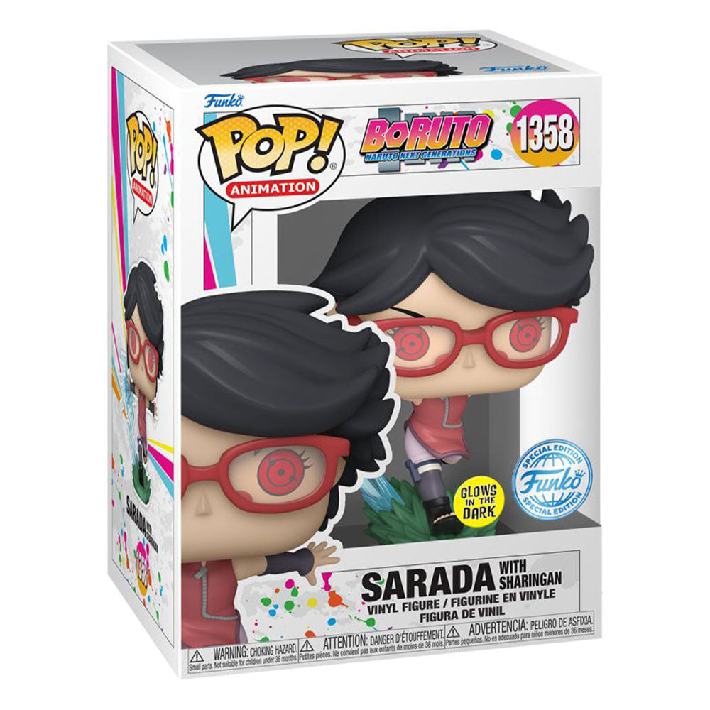 Boruto Sarada with Sharingan Glow US Exclusive Pop! Vinyl