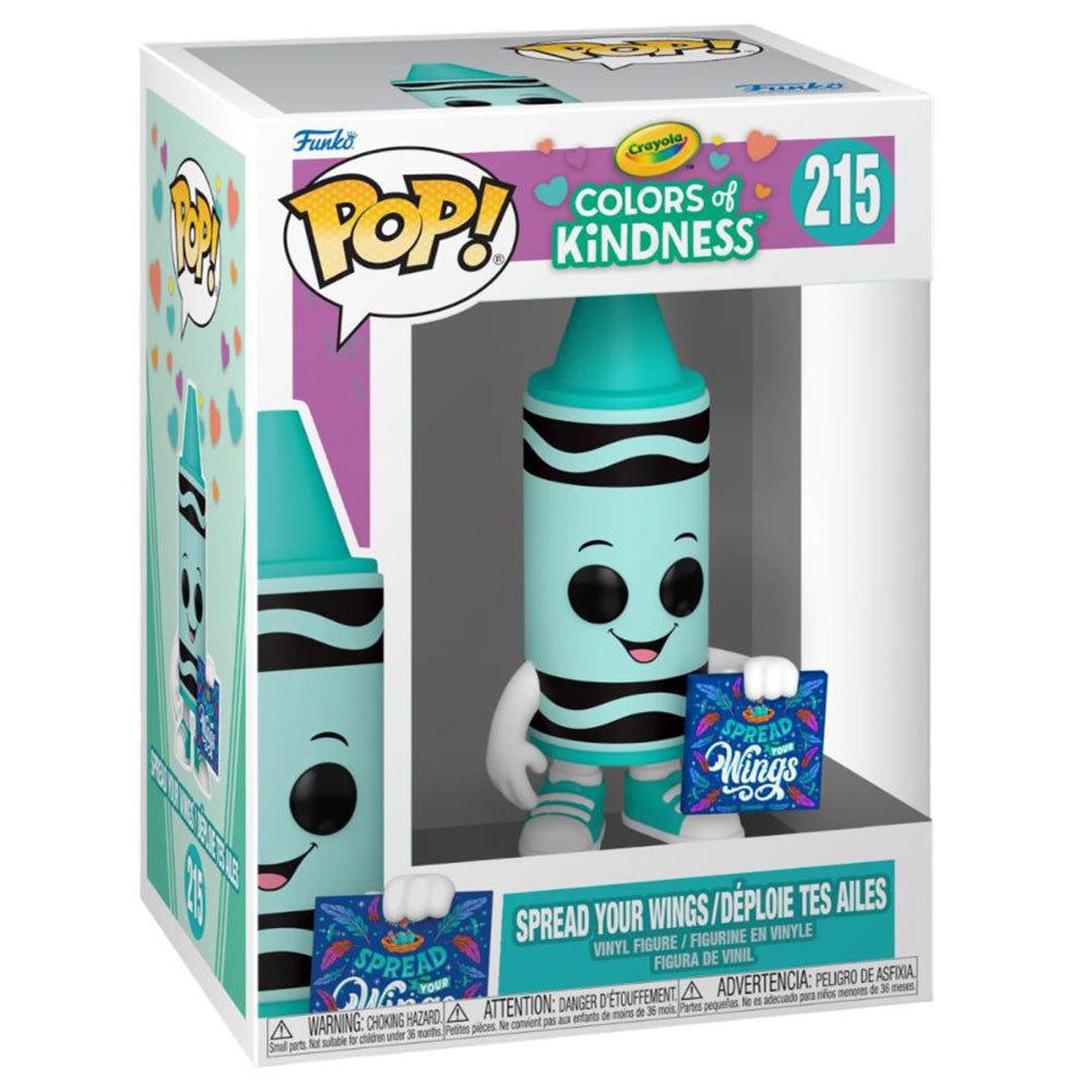 Crayola Teal Crayon Kindness Pop! Vinyl