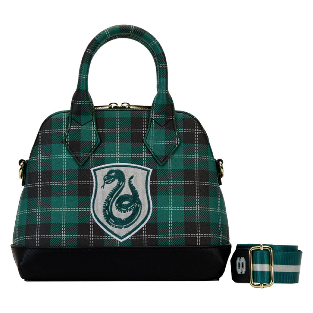 Hogwarts House Patch Varsity Plaid Crossbody Bag