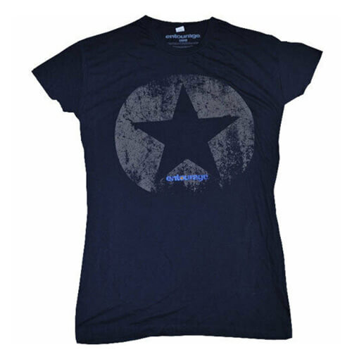 Entourage Star Navy Female T-Shirt