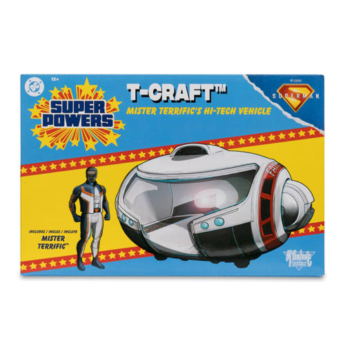 Superman 2025 T-Craft w/ Mr. Terrific Super Powers Vehicles