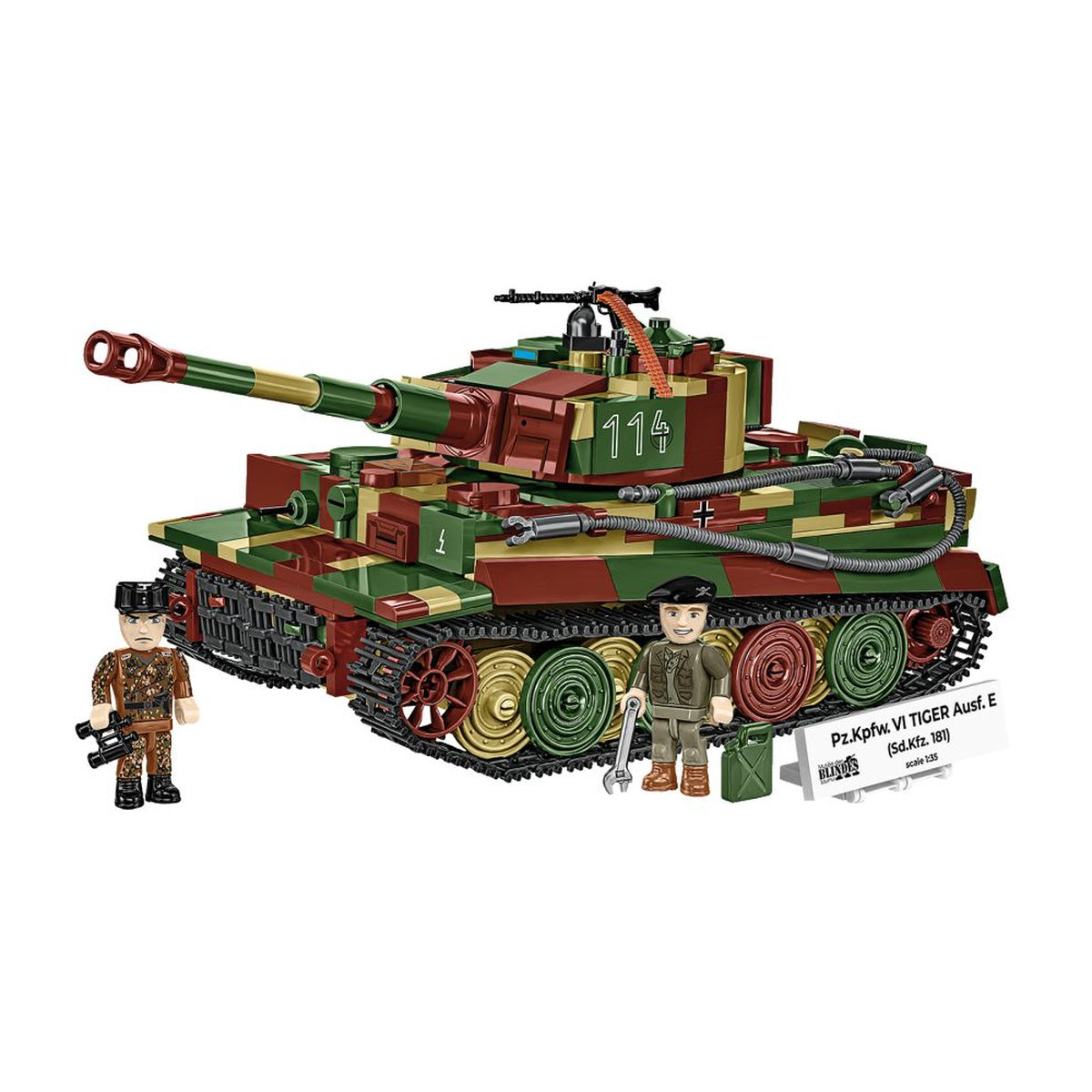 World War 2 Pz.Kpfw. VI Tiger Ausf.E (870 Pcs)