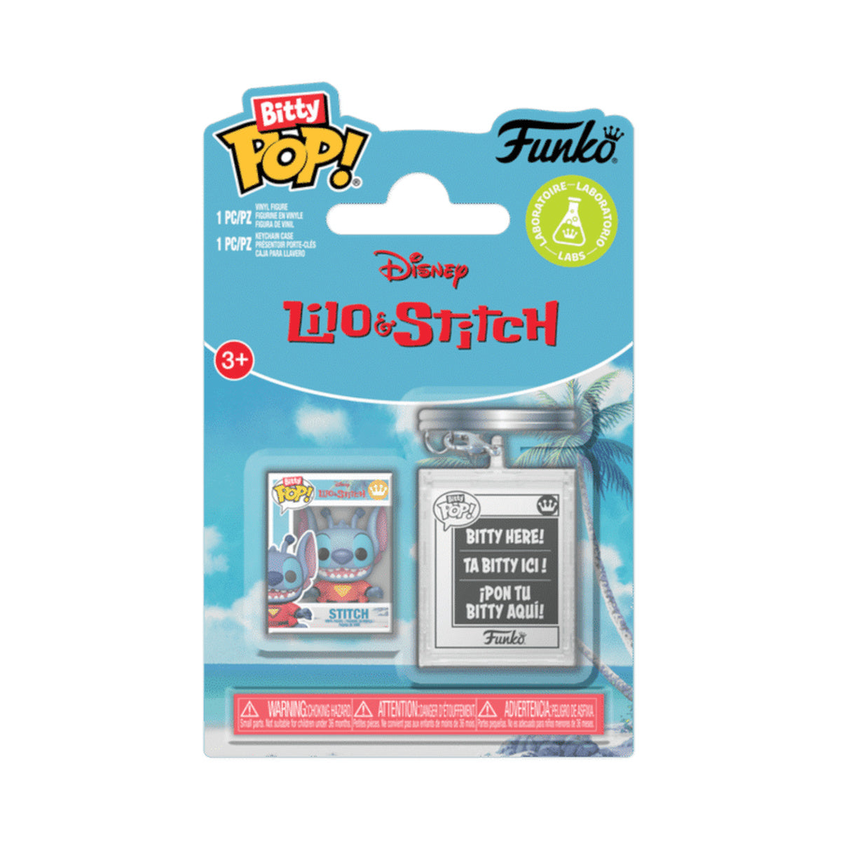 Lilo & Stitch 626 Stitch Bitty Pop! with Keychain Case