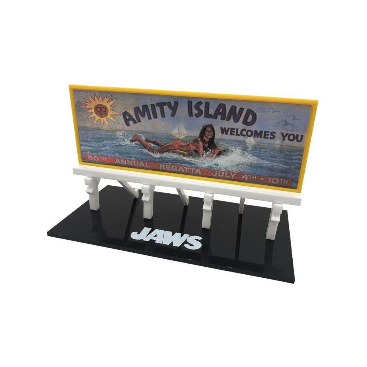 Jaws Amity Island Billboard Scaled Prop Replica