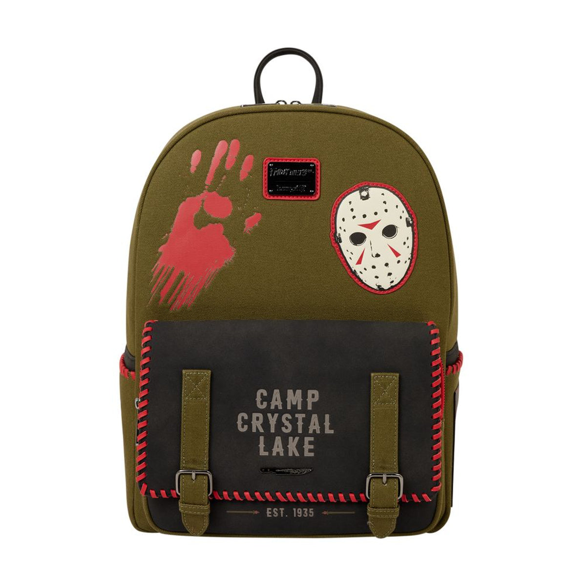Friday The 13th Camp Crystal Lake Glow Full-Size Backpack