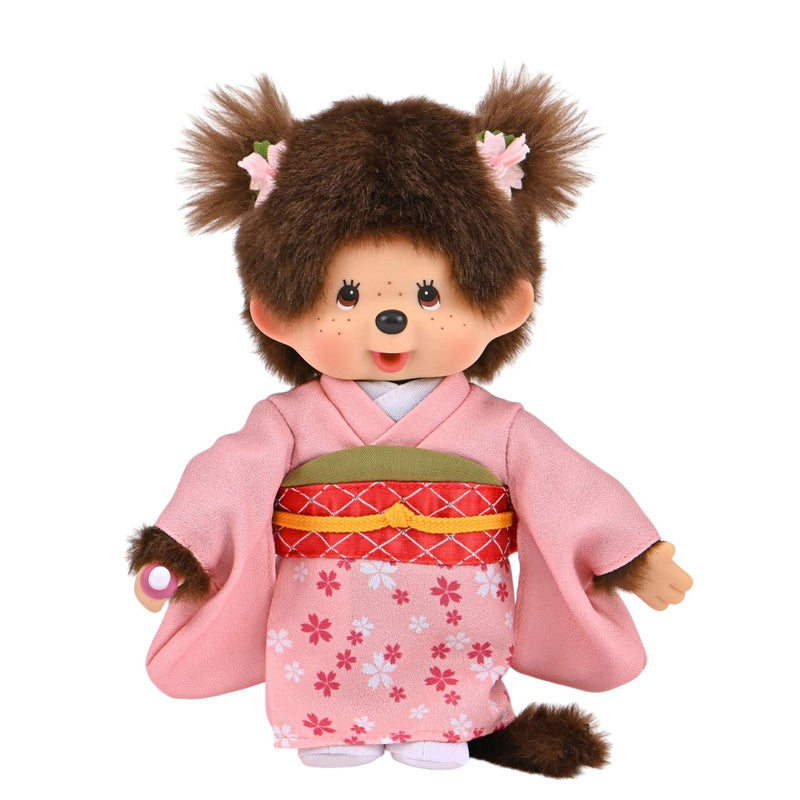 Monchhichi Sakura Kimono Girl Plush Doll