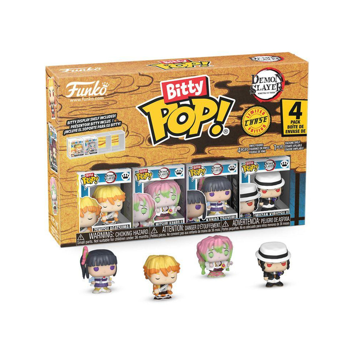 Demon Slayer Zenitsu Bitty Pop! 4-Pack