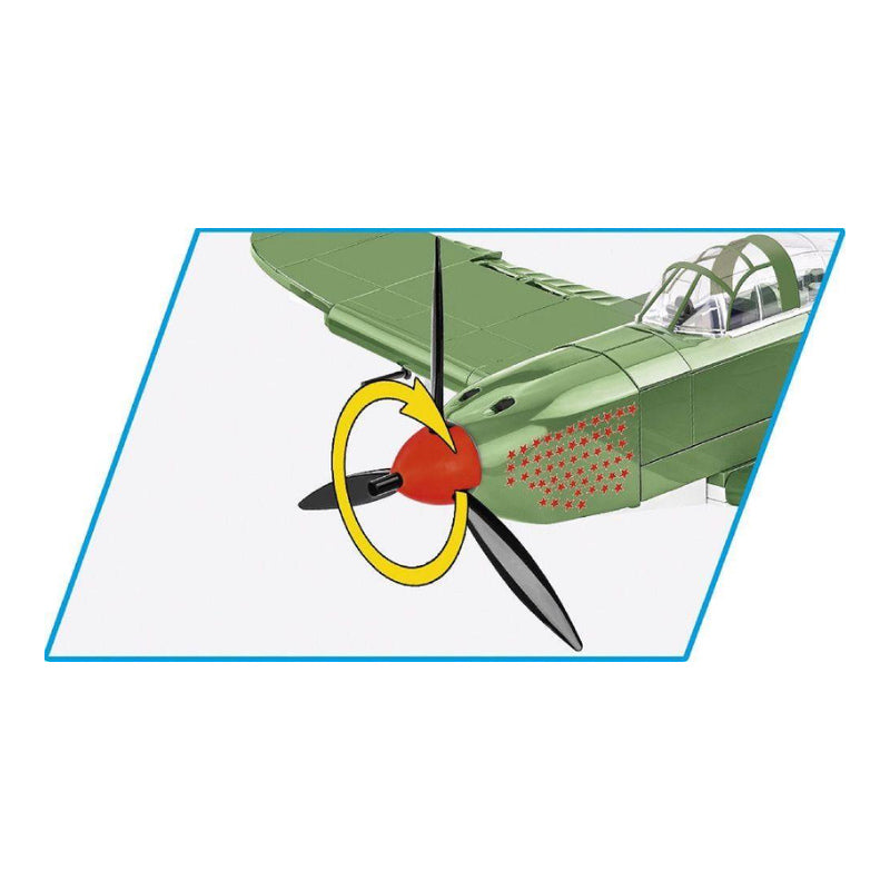 World War 2 Bell P-39Q Airacobra (Soviet) (380 Piece Kit)