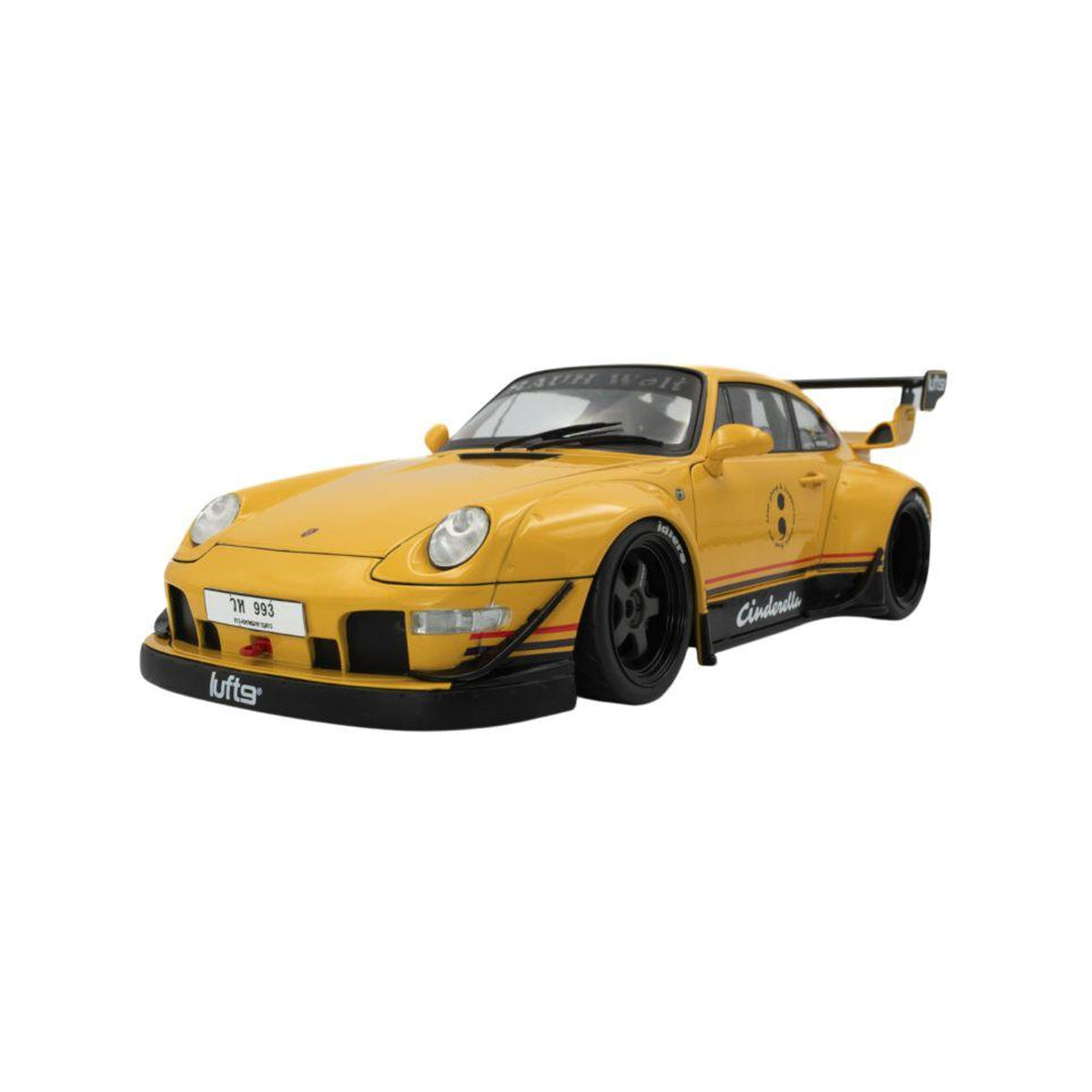 Solido 1:18 2020 RWB Bodykit Cinderella Yellow Vehicle